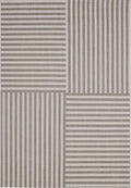 County Multistripe Beige Rug – Indoor & Outdoor