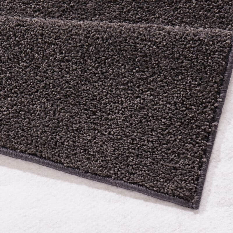The Rugs Modern Plain Velour Rug - Quality & Comfort