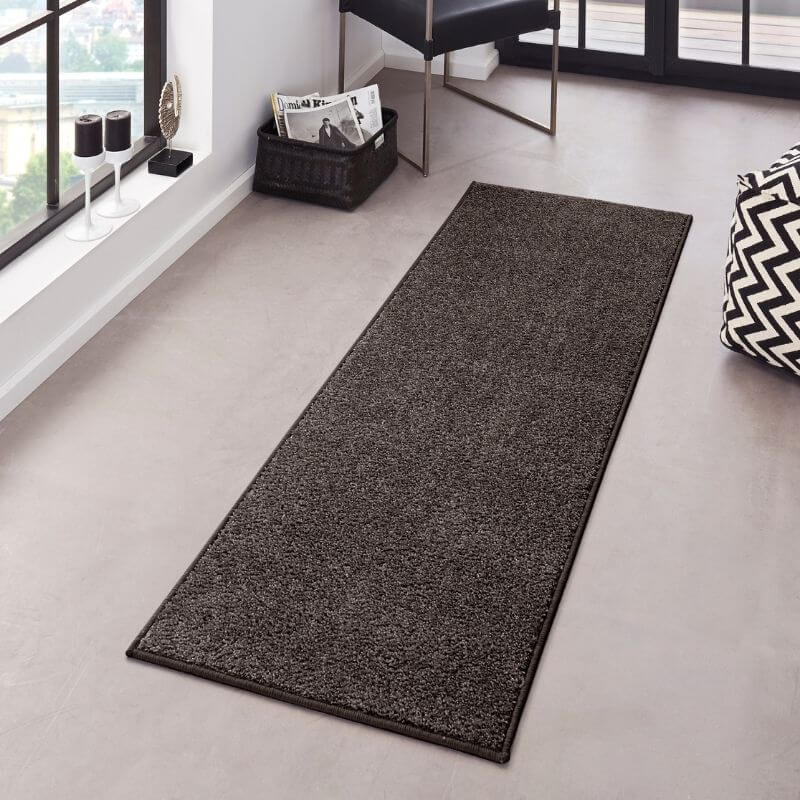 The Rugs Modern Plain Velour Rug - Quality & Comfort