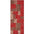 Classic Patchwork Velour Rug – Red & Green