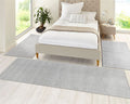Design Velours Grey Rug 3 pcs