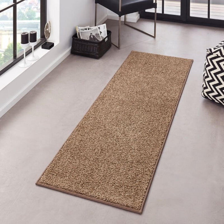 The Rugs Modern Plain Velour Rug - Quality & Comfort