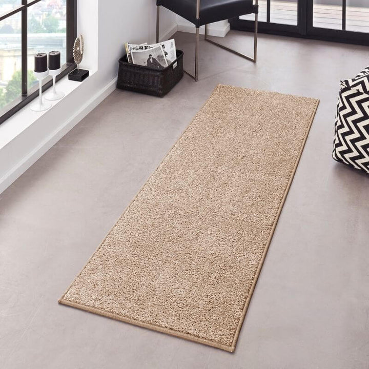 The Rugs Modern Plain Velour Rug - Quality & Comfort