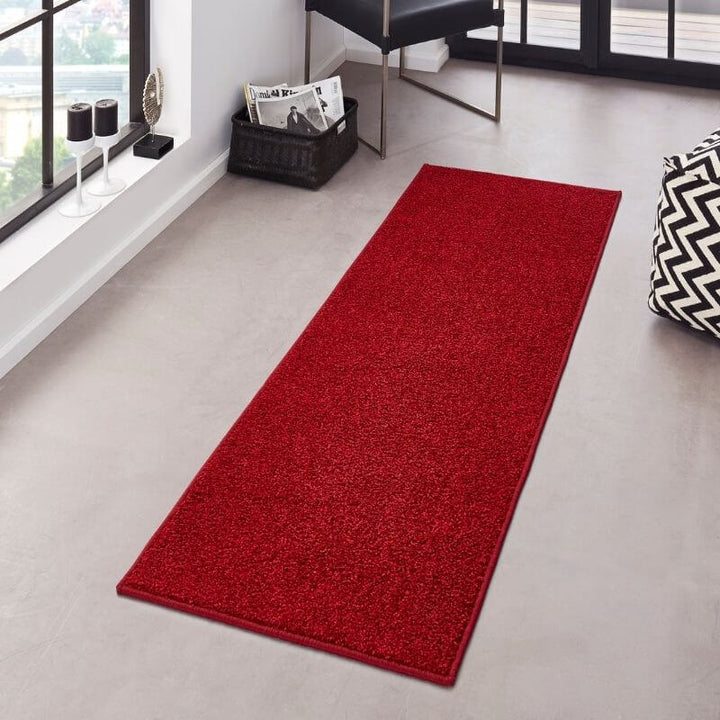 The Rugs Modern Plain Velour Rug - Quality & Comfort