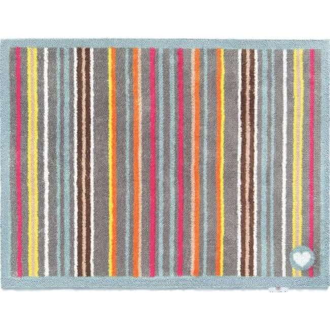 The Rugs Eco-Friendly Washable Striped Mat | Trap 95% Dirt
