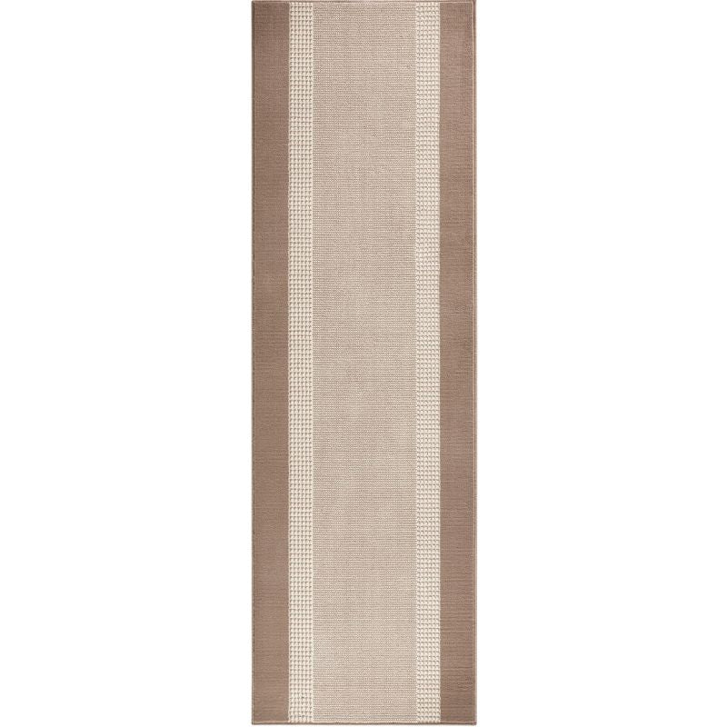 Designer Velours Beige Runner “Band” – Classic Elegance