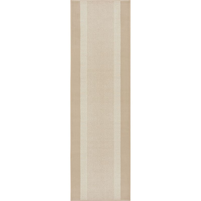 Designer Velours Cream Runner “Band” – Classic Elegance