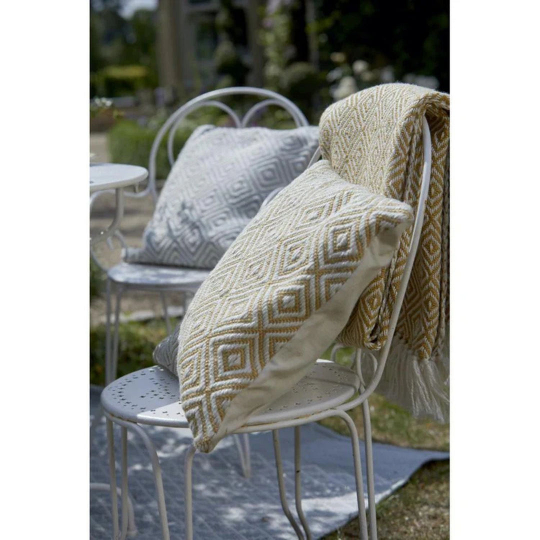 Diamond Design Woven Cushion | Eco-Luxury | The Rugs