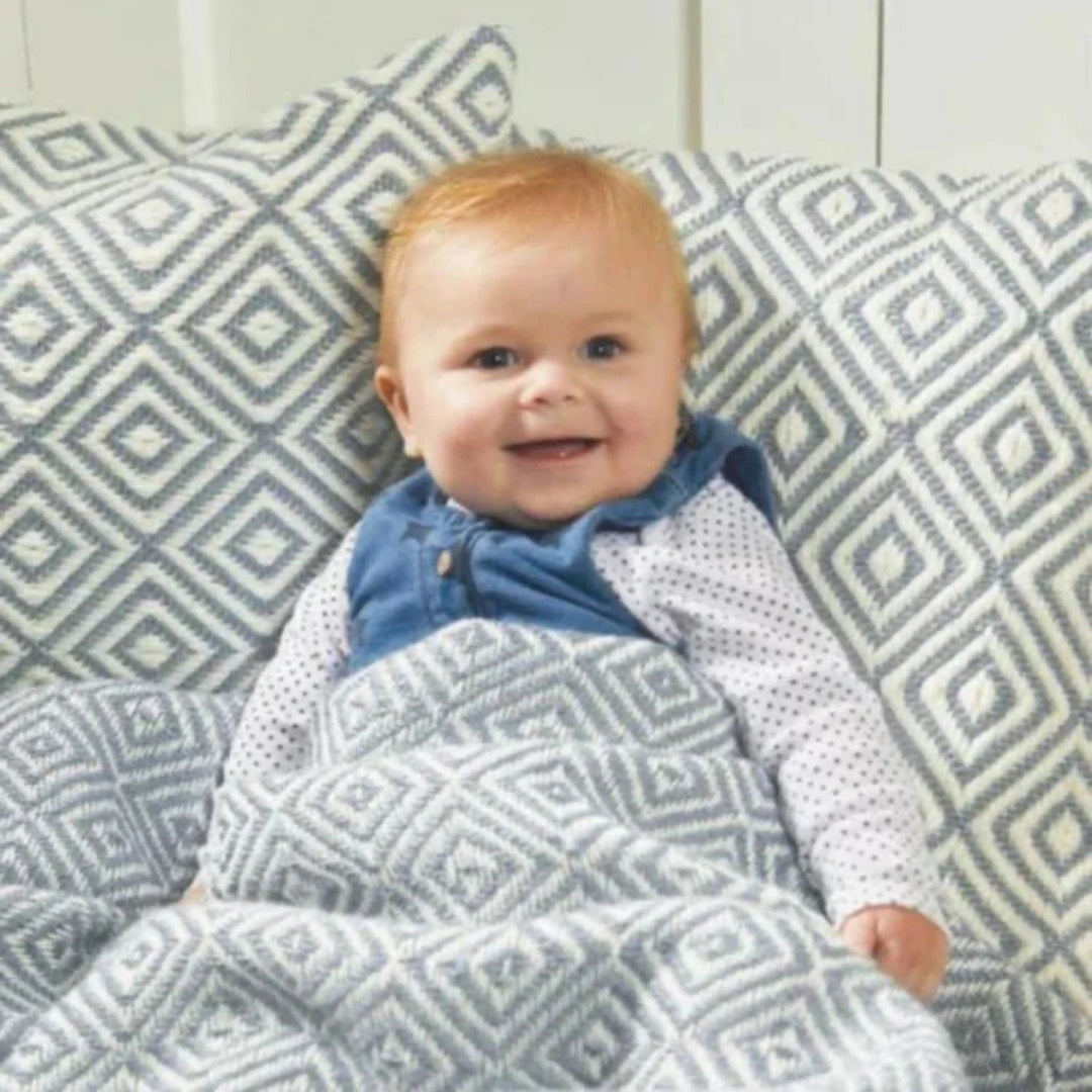 Diamond Design Woven Cushion | Eco-Luxury | The Rugs