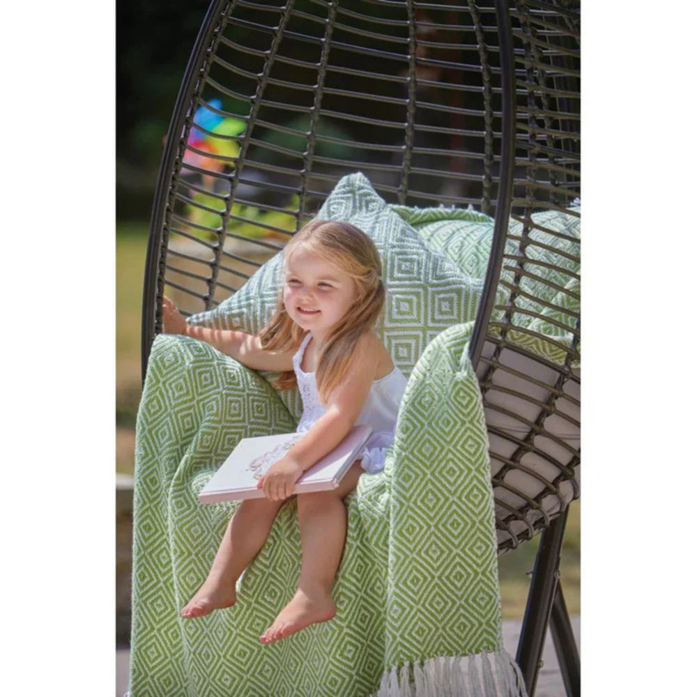 Diamond Design Woven Cushion | Eco-Luxury | The Rugs