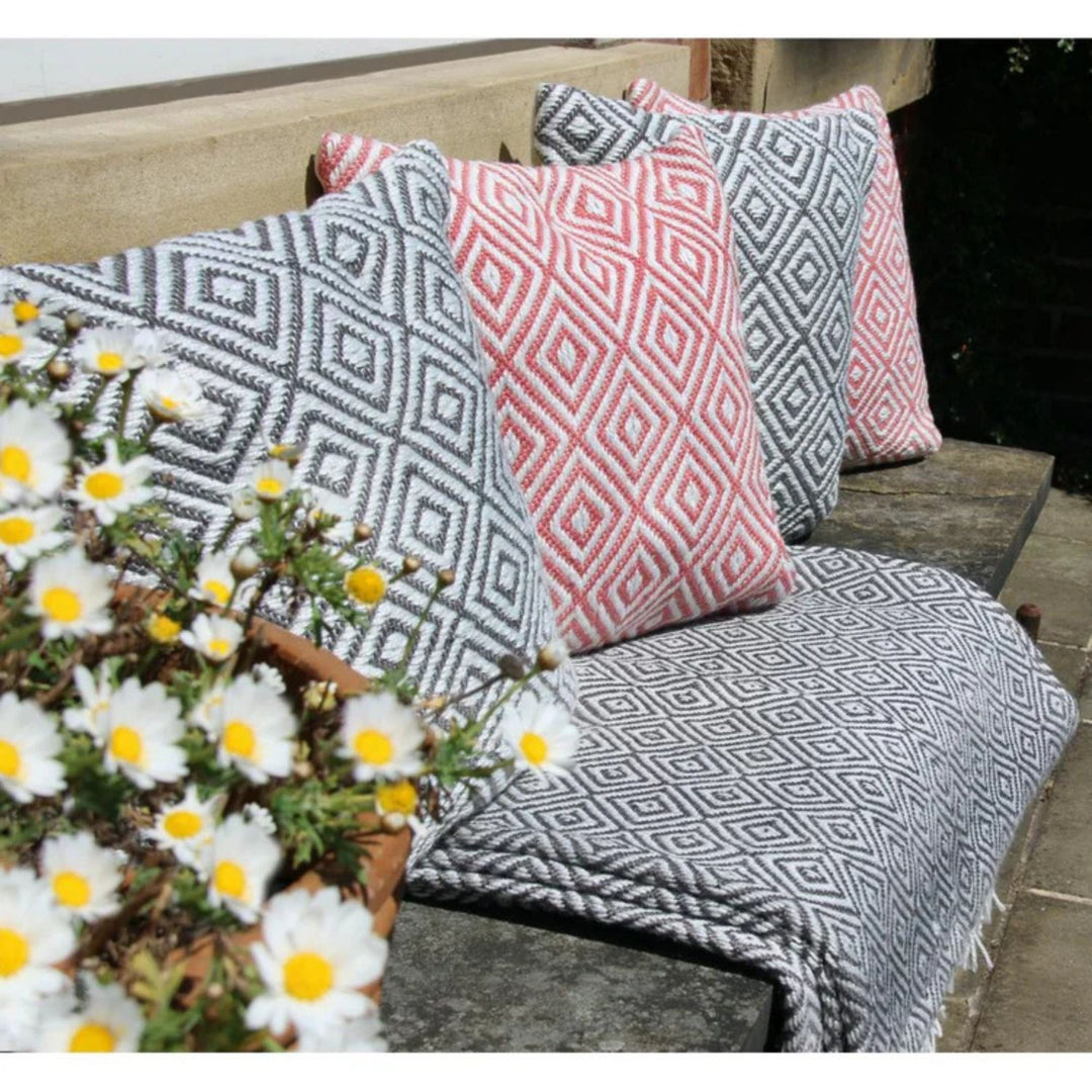 Diamond Design Woven Cushion | Eco-Luxury | The Rugs