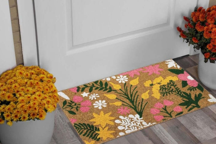 Cottage Flowers Coir Doormat Gainsborough 40x70 cm