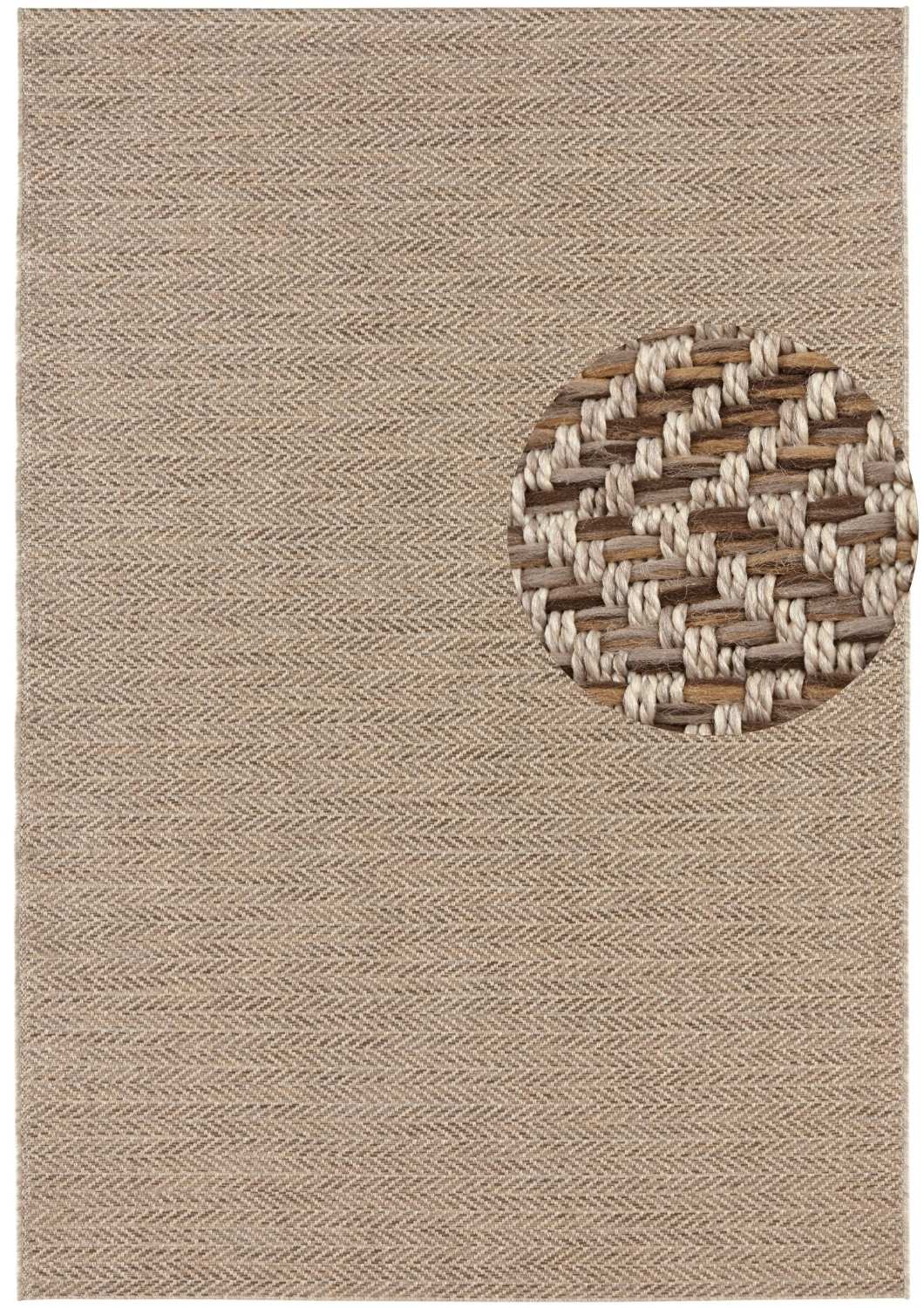 Indoor - Outdoor Dreux Natural Cream | Handmade-Look