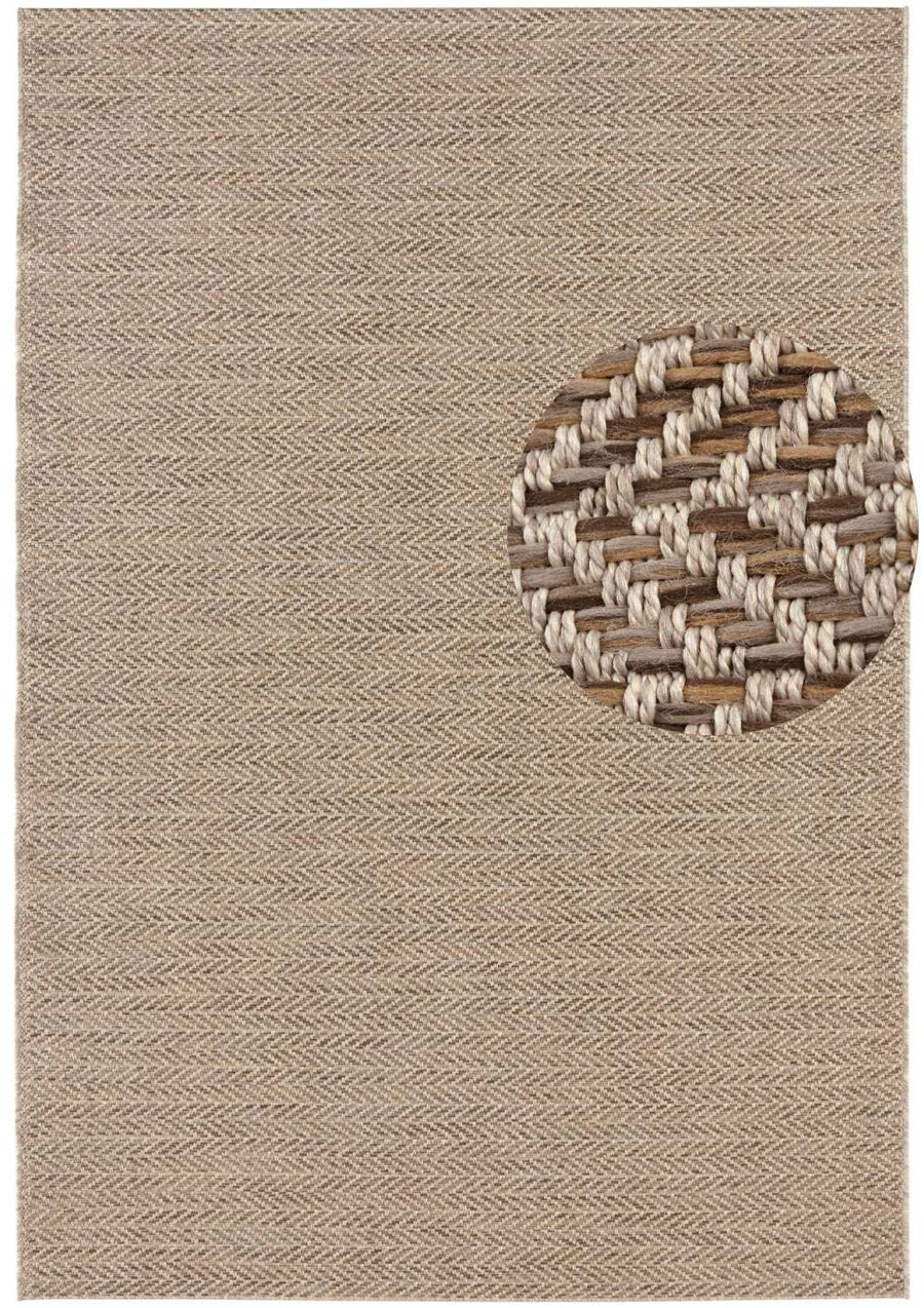 Indoor - Outdoor Dreux Natural Cream | Handmade-Look