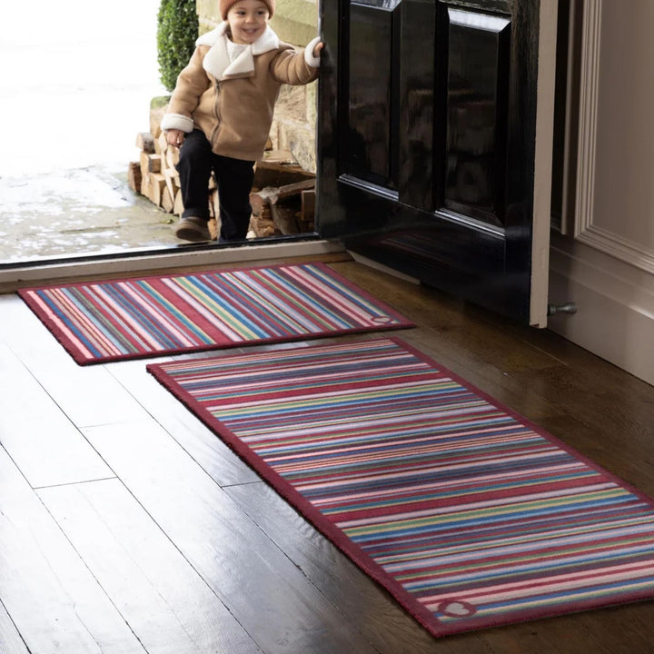 The Rugs Quality Eco-Friendly Modern Striped Mats | Cotton