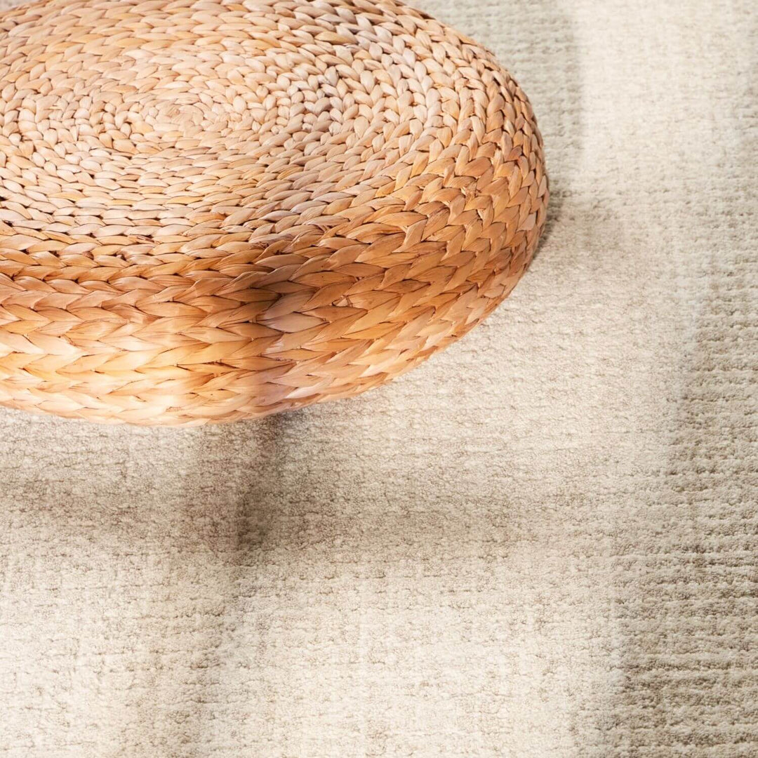Eloise Woollen Cream Grey Rug, abstract design, natural, soft, durable material, eco-friendly, easy care rug.