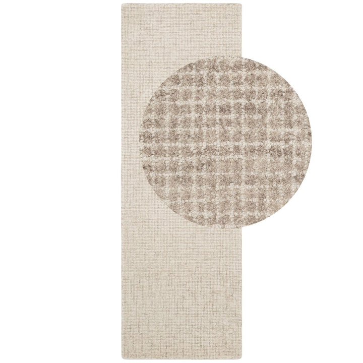 Eloise Woollen Cream Grey Rug, abstract design, natural, soft, durable material, eco-friendly, easy care rug.