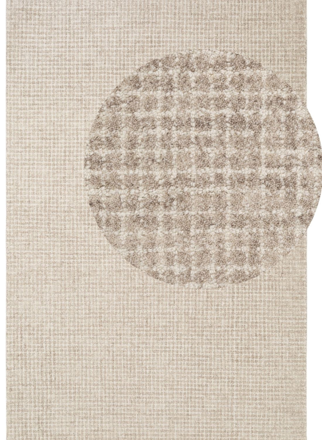 Eloise Woollen Cream Grey Rug, abstract design, natural, soft, durable material, eco-friendly, easy care rug.