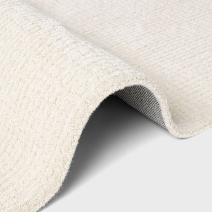 Eloise Woollen Cream Rug, Warm and Cosy rug, soft pile, long-lasting, eco-friendly | THE RUGS
