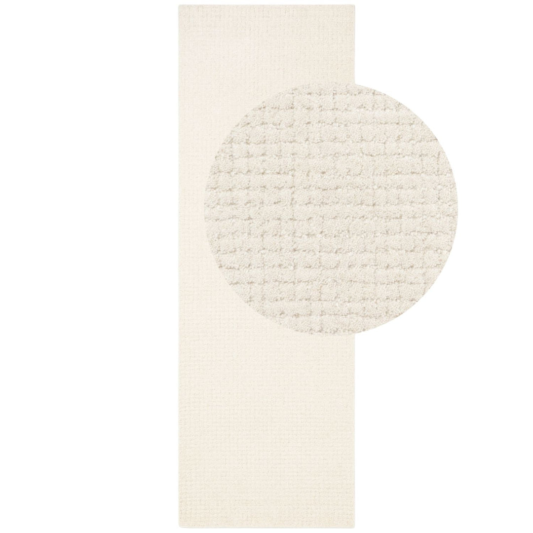 Eloise Woollen Cream Rug, Warm and Cosy rug, soft pile, long-lasting, eco-friendly | THE RUGS