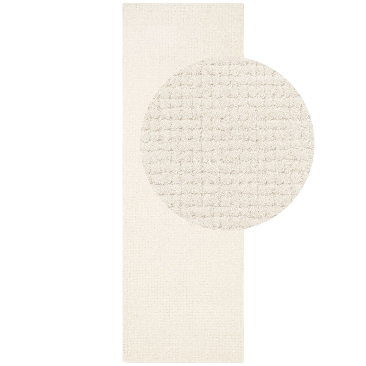 Eloise Woollen Cream Rug, Warm and Cosy rug, soft pile, long-lasting, eco-friendly | THE RUGS