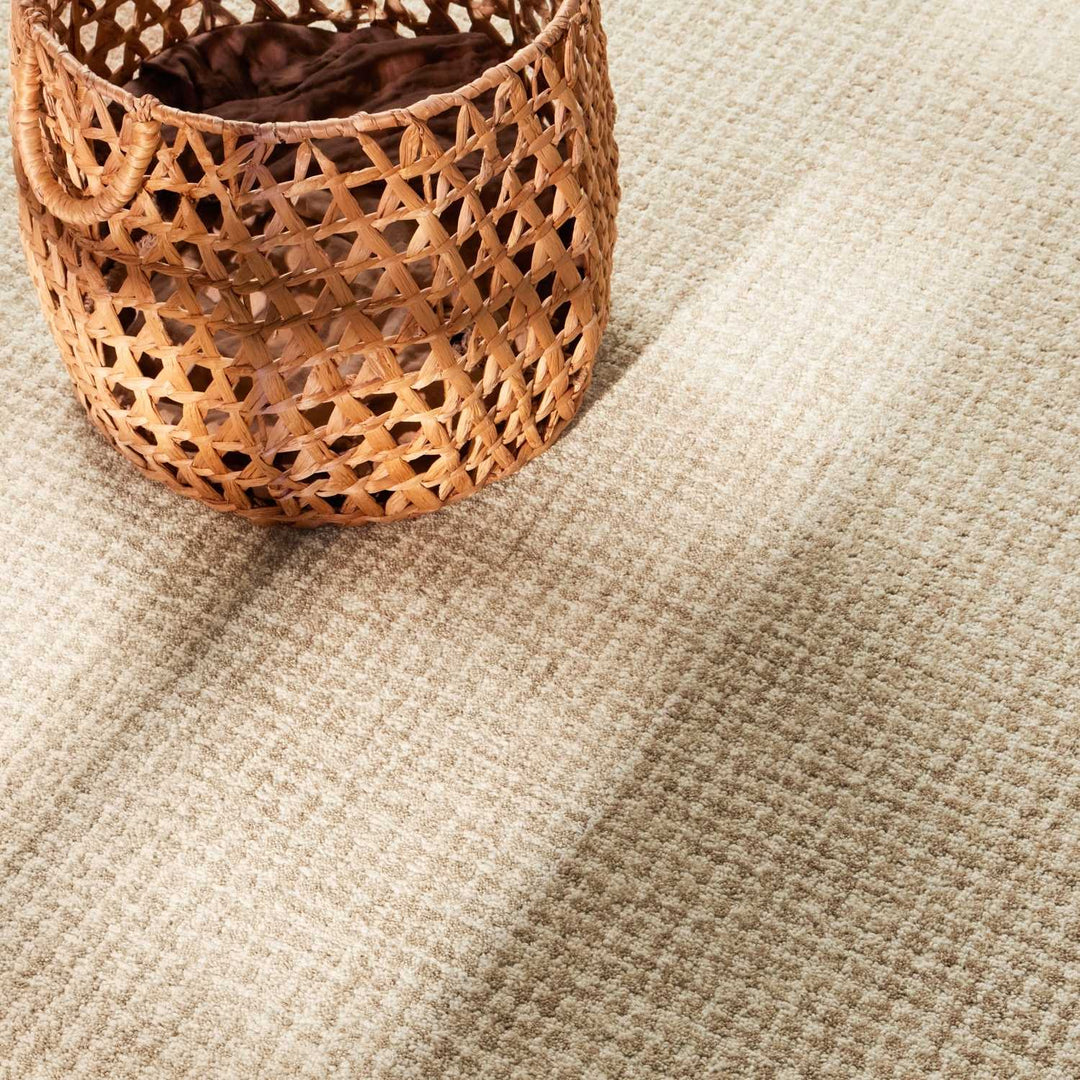 Hanse Home Eloise Wool rug, Cream brown colours, scandy style rug, abstract design, durable and soft rug, vacuum friendly | THE RUGS