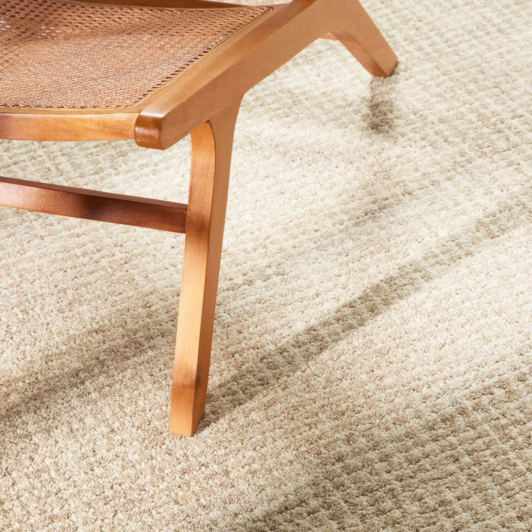 Hanse Home Eloise Wool rug, Cream brown colours, scandy style rug, abstract design, durable and soft rug, vacuum friendly | THE RUGS
