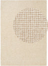 Hanse Home Eloise Wool rug, Cream brown colours, scandy style rug, abstract design, durable and soft rug, vacuum friendly | THE RUGS