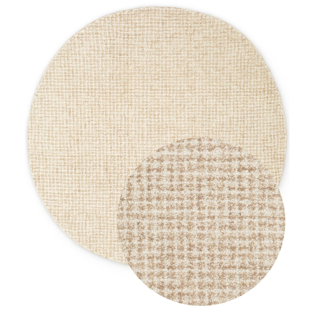Hanse Home Eloise Wool rug, Cream brown colours, scandy style rug, abstract design, durable and soft rug, vacuum friendly | THE RUGS