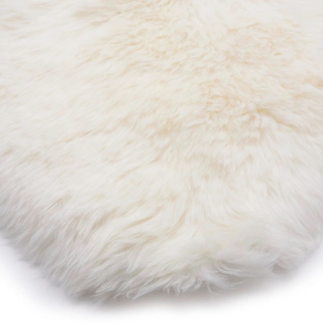 Genuine Natural Cream Sheepskin Faux Fur Rug – The Rugs