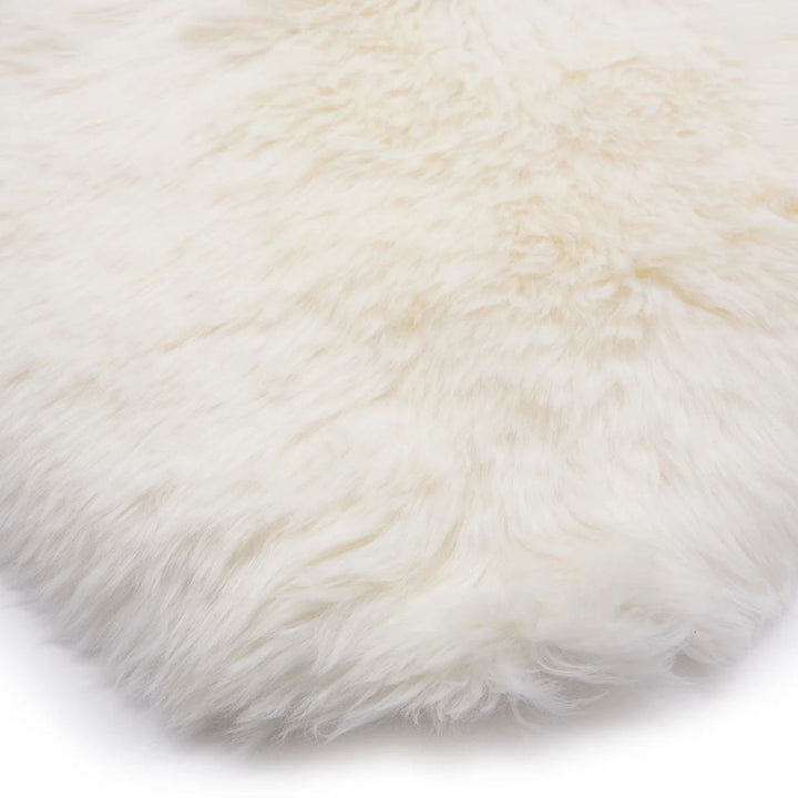 Genuine Natural Cream Sheepskin Faux Fur Rug – The Rugs
