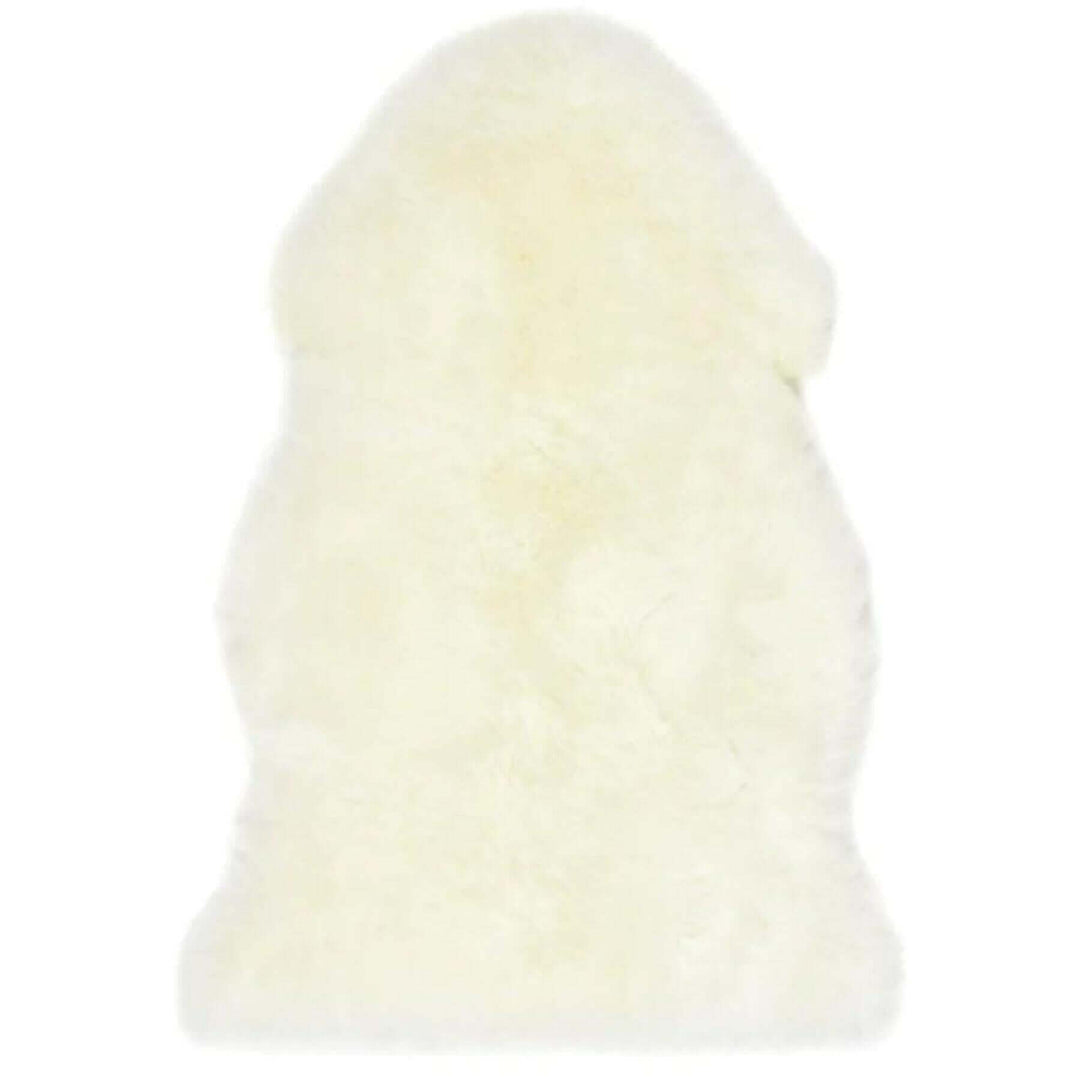 Genuine Natural Cream Sheepskin Faux Fur Rug – The Rugs