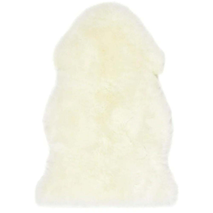 Genuine Natural Cream Sheepskin Faux Fur Rug – The Rugs