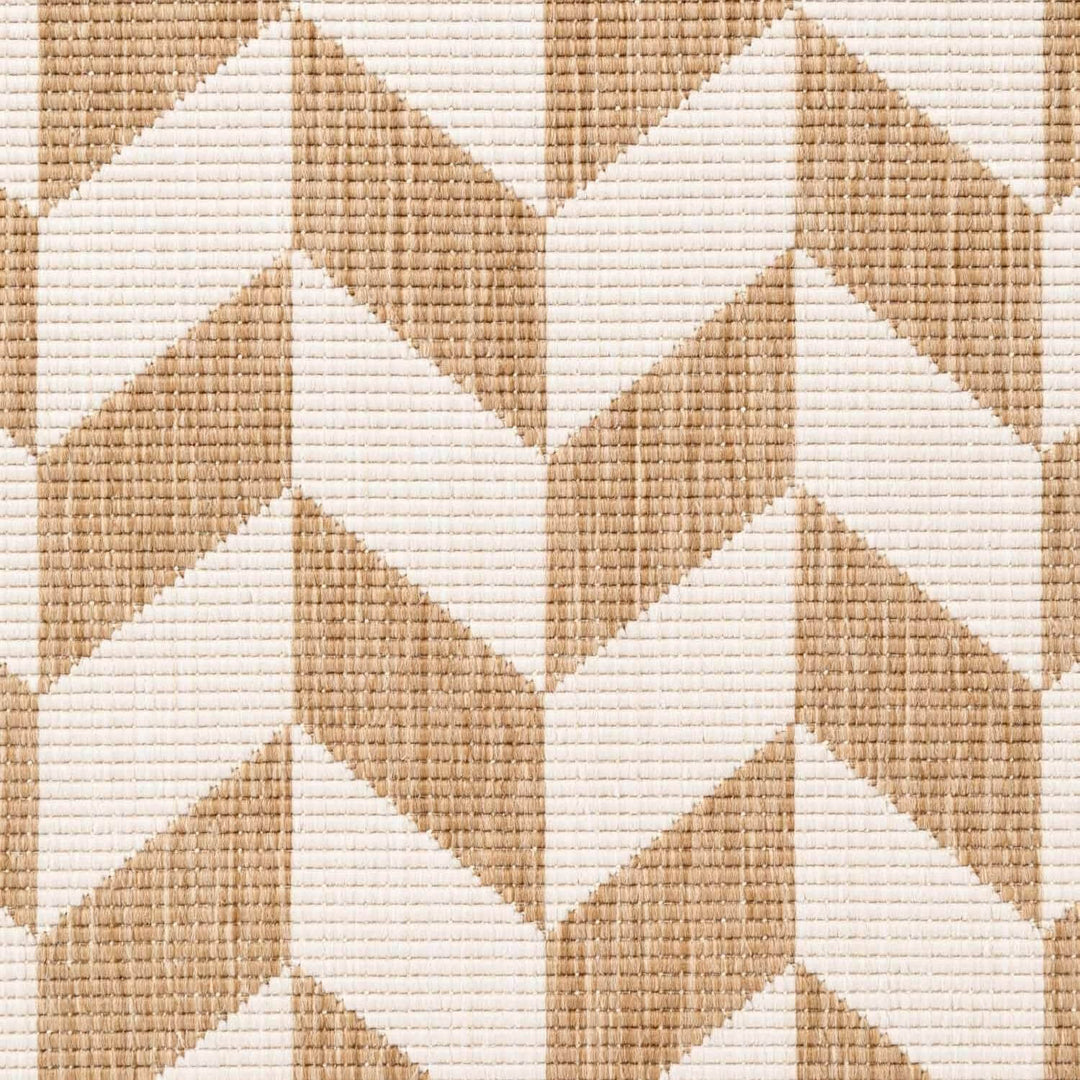 Pattern of beige and white triangles on a textured background