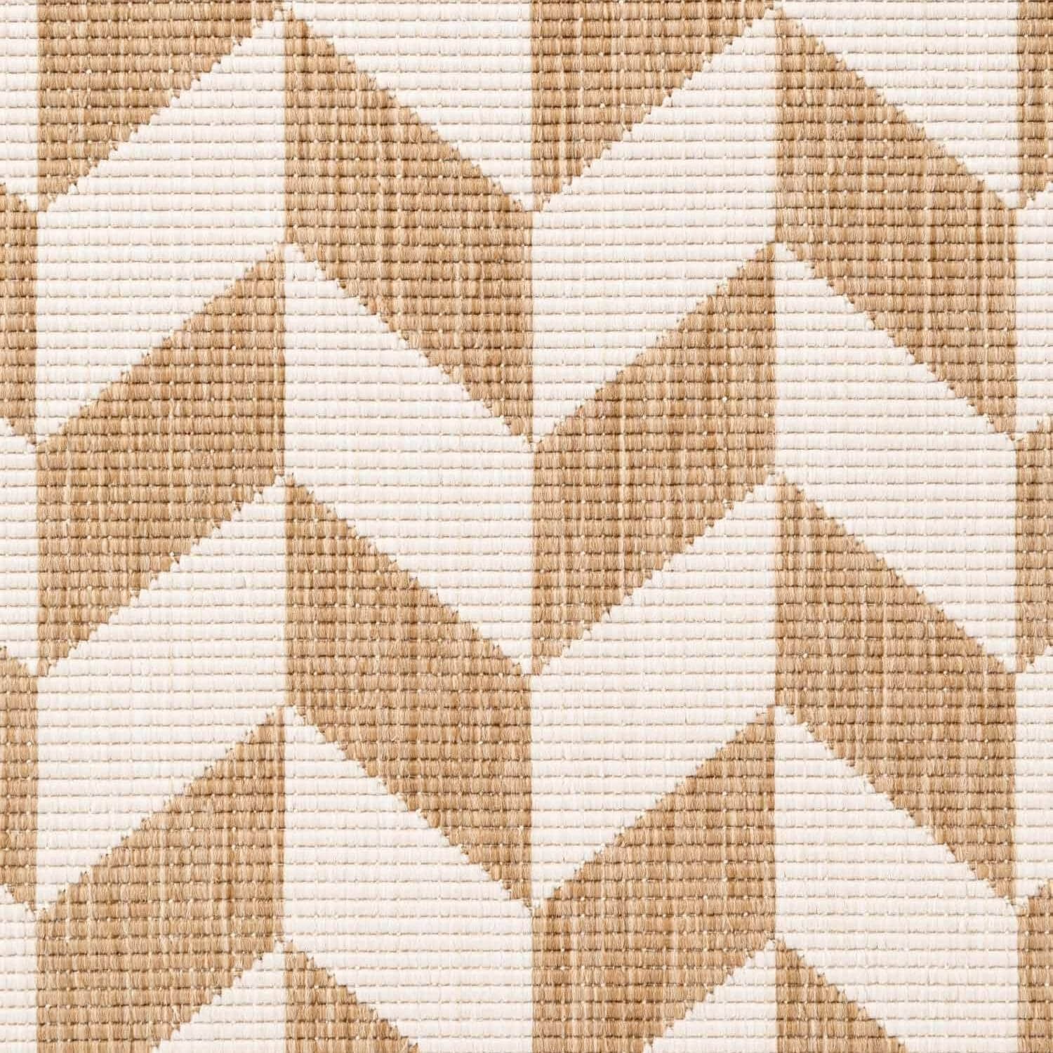 Pattern of beige and white triangles on a textured background