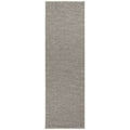 Flatwoven Nature Dark Grey Runner | Indoor-Outdoor