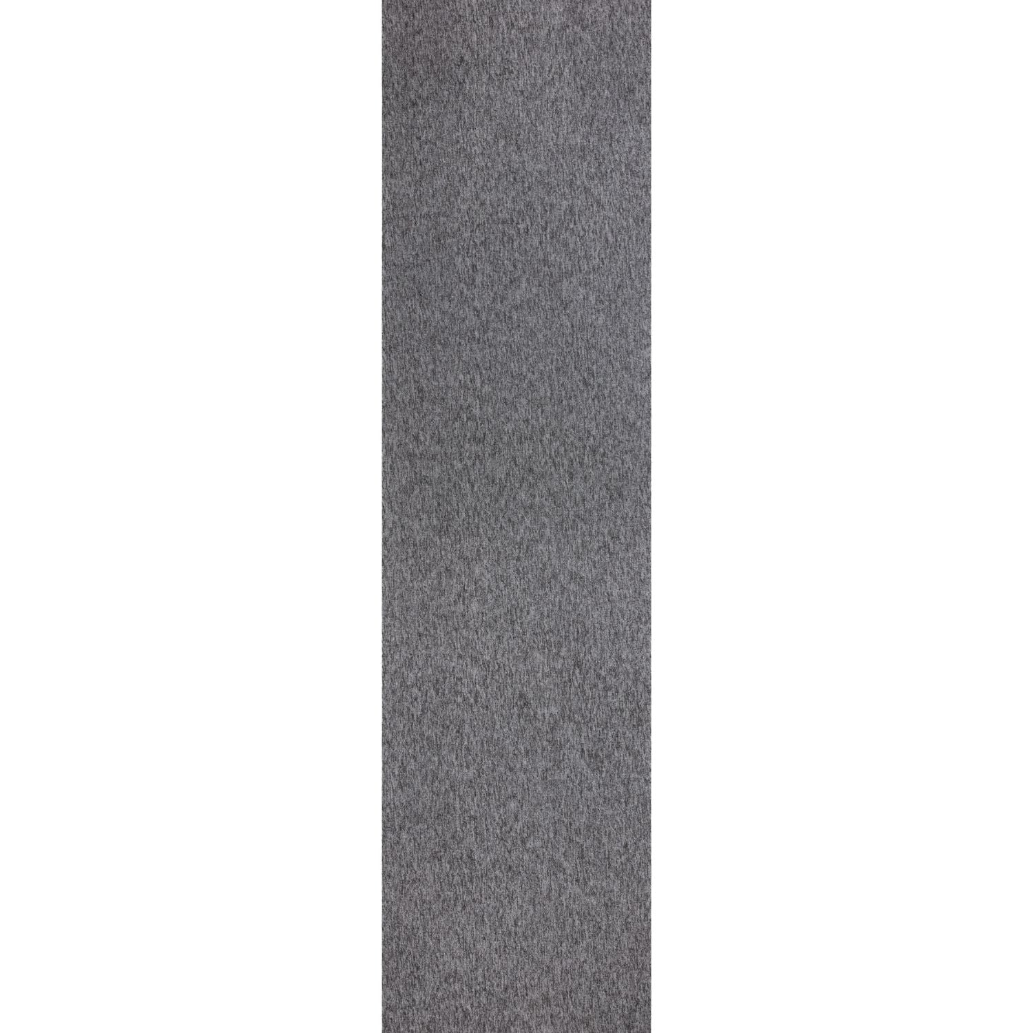  Grey Low Pile Area Rug Plain Design