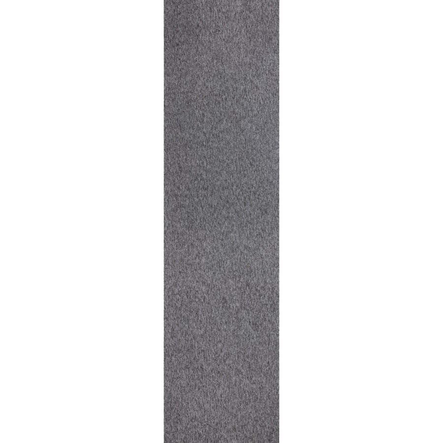  Grey Low Pile Area Rug Plain Design