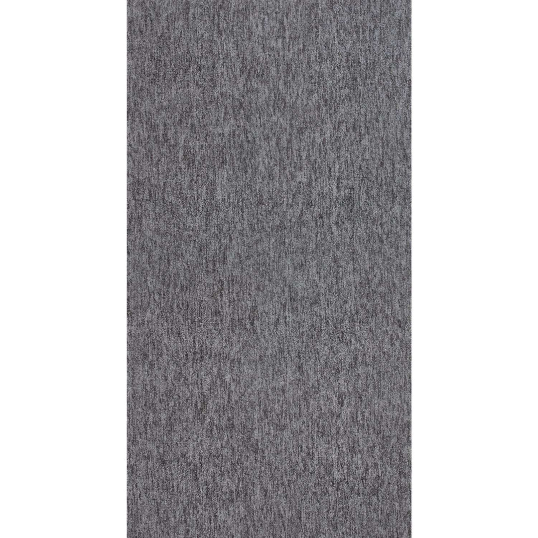 Grey Low Pile Area Rug Plain Design