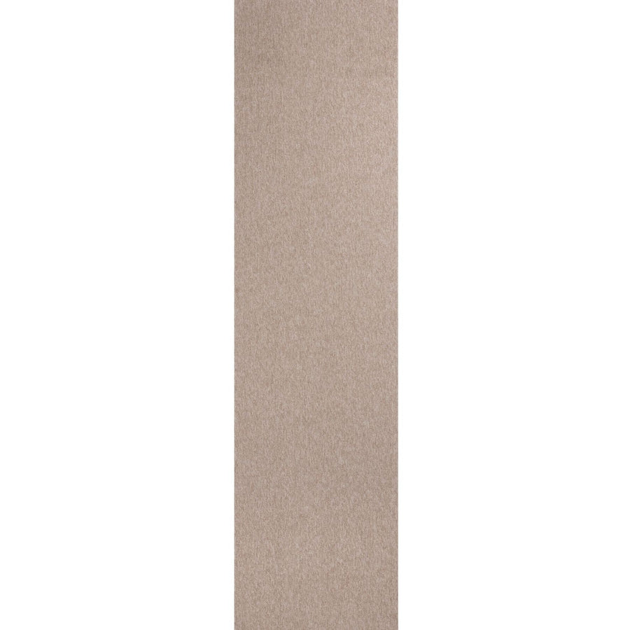 Beige Low Pile Area Rug Plain Design non-shedding