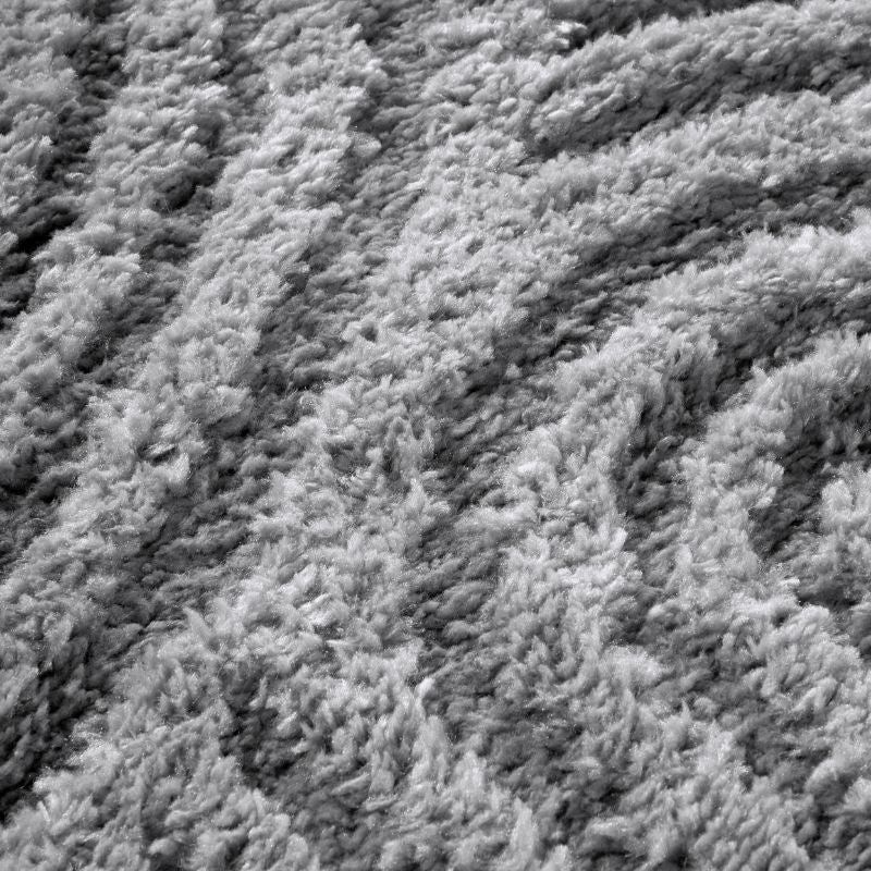 Close-up of textured gray fabric