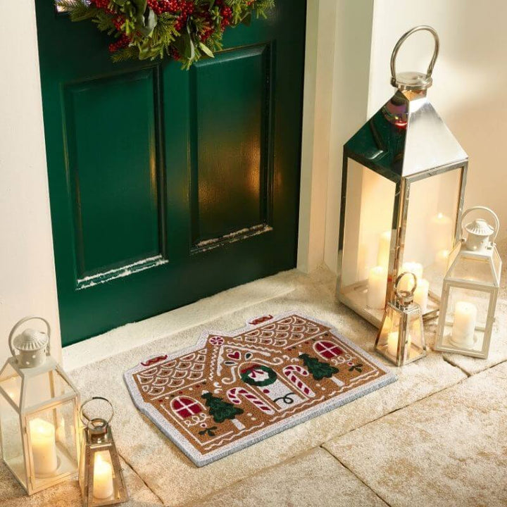 The Rugs Festive Fun Coir Door Mat – 100% Coconut Husk