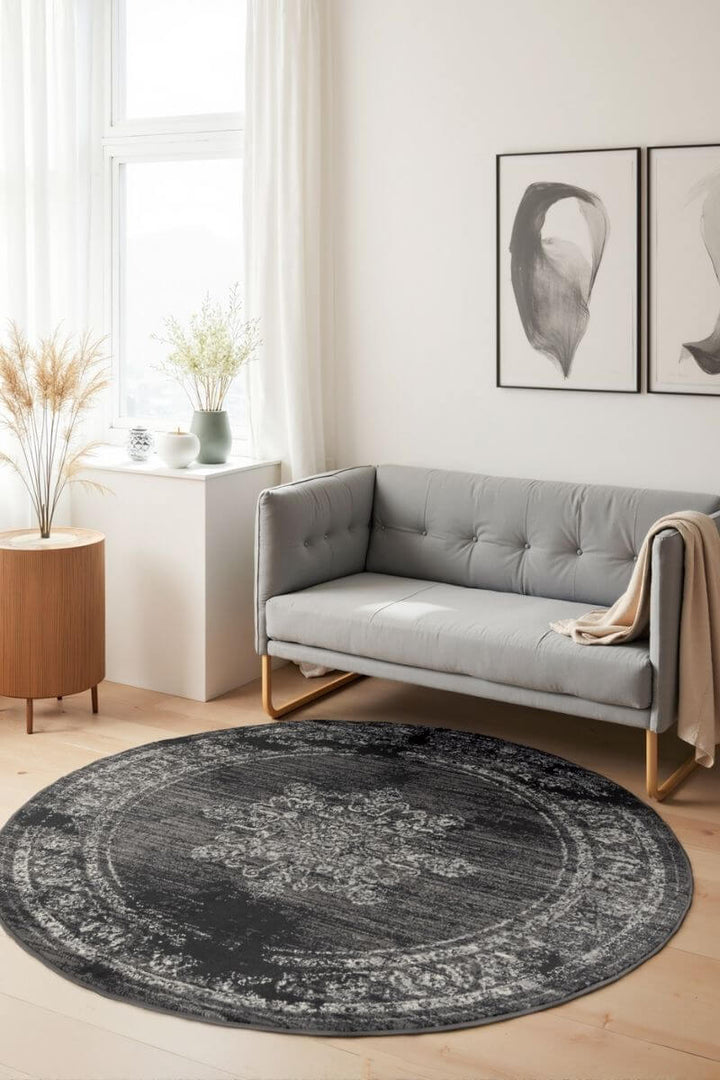 The Rugs Gloria Round Rug Lydia - Stylish Quality Comfort