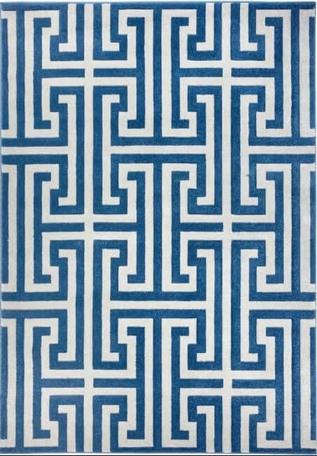 The Rugs Elegant Greek Key Geometric Rug | Durable & Stylish