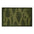 Fern patterned doormat on a white background