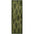 Green fern patterned rug on a white background