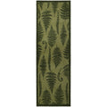 Washable Green Fern Mat