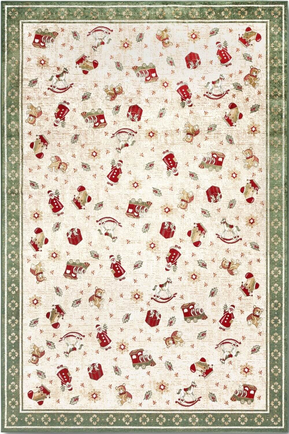 The Rugs Nostalgic Toy-Inspired Rug: Festive Charm Awaits
