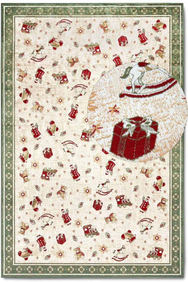 The Rugs Nostalgic Toy-Inspired Rug: Festive Charm Awaits
