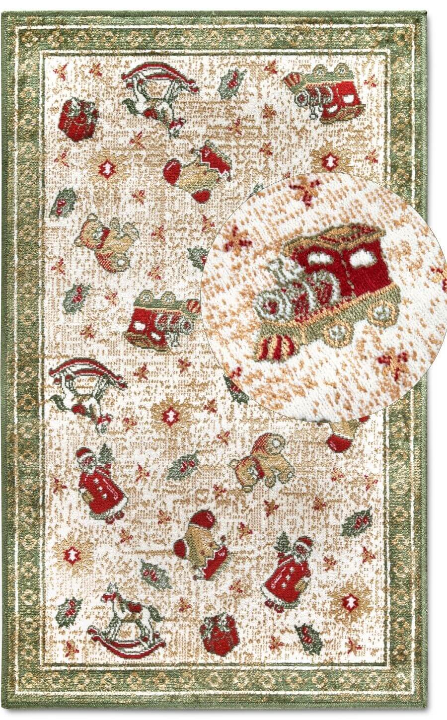 The Rugs Nostalgic Toy-Inspired Rug: Festive Charm Awaits